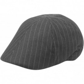 Newsboy Caps Men's 6 Panel Linen Duckbill Ivy Hat - Iv2772gray - CS18LRHSRDD $12.48