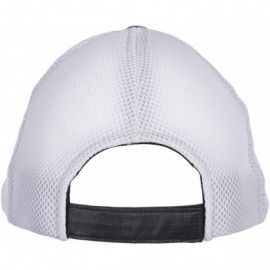 Baseball Caps Men's Ford Mustang Cap Adjustable Black & White Mesh Back Hat - CU195E66OSG $14.43