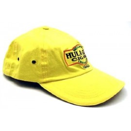 Baseball Caps Cigar Logo Hat with Secret Pocket Closed Back Deluxe - Yellow - CM115MXDQHL $34.56