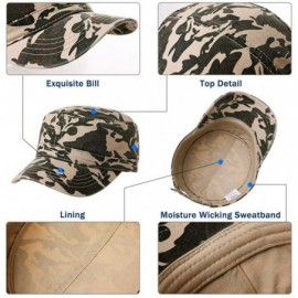 Baseball Caps Unisex Adjustable Large Head Strapback Army Military Combat Hat Baseball Cadet Cap 56-64cm - 99770-olive - CP18...