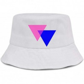 Sun Hats Unisex Bigfoot Flamingo Protection Packable - Bisexual Pride Triangles-1 - CD18WTYLO3U $29.64