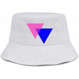 Sun Hats Unisex Bigfoot Flamingo Protection Packable - Bisexual Pride Triangles-1 - CD18WTYLO3U $15.78