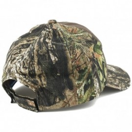 Baseball Caps US American Flag Patch Mossy Oak Realtree Camo Adjustable Cap - Choclate - White Patch - CM12MYRXVNQ $23.52