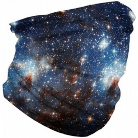 Balaclavas Galaxy Balaclava for Women Men Headband Bandana Head Wrap Scarf Neck Warmer Headwear - Galaxy 5 - CN197RYGS85 $14.04