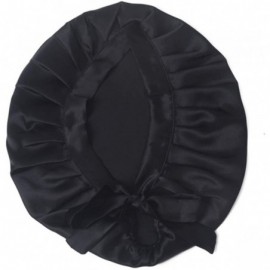 Skullies & Beanies Mulberry Night Sleep Bonnet - Black - C612NT34O7V $22.26
