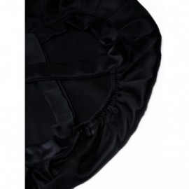 Skullies & Beanies Mulberry Night Sleep Bonnet - Black - C612NT34O7V $22.26