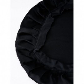 Skullies & Beanies Mulberry Night Sleep Bonnet - Black - C612NT34O7V $22.26