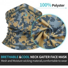 Balaclavas Summer Neck Gaiter Mask- Sun Mask- Face Cover Scarf- Face Bandana for Fishing Cycling Running - A01-019 - C818WCEQ...