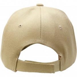 Baseball Caps 2pcs Baseball Cap for Men Women Adjustable Size Perfect for Outdoor Activities - Black/Khaki - CE195CA3RXN $11.94