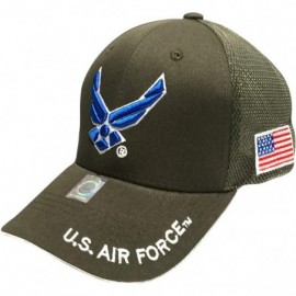 Baseball Caps US Air Force Military Baseball Caps for Veterans- Retired- and Active Duty - Olive - CP18W4U5TGM $15.33