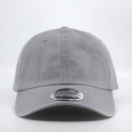 Baseball Caps Classic Washed Cotton Twill Low Profile Adjustable Baseball Cap - Gray - CT128GCV63Z $14.92