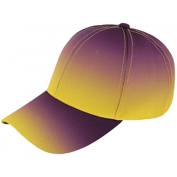 Baseball Caps Multicolored Baseball Cap Adjustable Ponytail Hat Breathable Pnybon Cap for Women and Men - Purple - CU1986UTAQ...