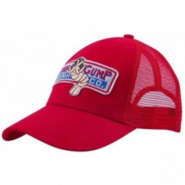 Baseball Caps Adult Gump Running Hat- Shrimp Mesh Baseball Trucker Cap- Cosplay Costumes - Red-2 - CN189I5E894 $12.60