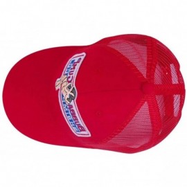 Baseball Caps Adult Gump Running Hat- Shrimp Mesh Baseball Trucker Cap- Cosplay Costumes - Red-2 - CN189I5E894 $12.60