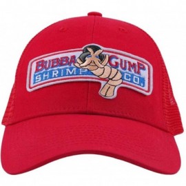 Baseball Caps Adult Gump Running Hat- Shrimp Mesh Baseball Trucker Cap- Cosplay Costumes - Red-2 - CN189I5E894 $12.60