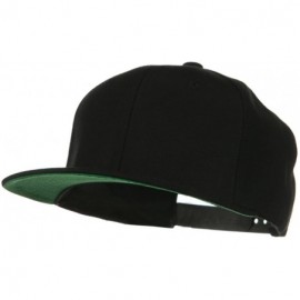 Baseball Caps Sonette/Yupoong Wool Blend Prostyle Snapback Cap - Black - C6118E481OX $12.43