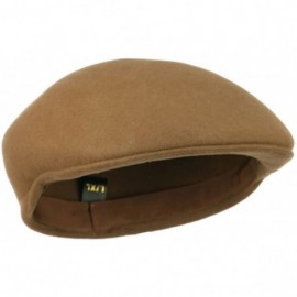 Newsboy Caps Ascot Wool Felt Ivy Cap - Tan - CB11IN05M5T $23.31