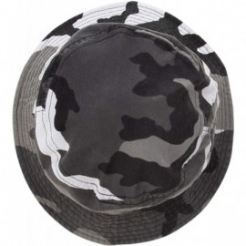 Bucket Hats 100% Cotton Bucket Hat for Men- Women- Kids - Summer Cap Fishing Hat - Urban Camo - CR18H2O2T40 $13.93