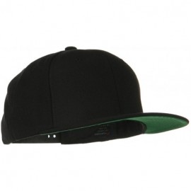 Baseball Caps Sonette/Yupoong Wool Blend Prostyle Snapback Cap - Black - C6118E481OX $12.43