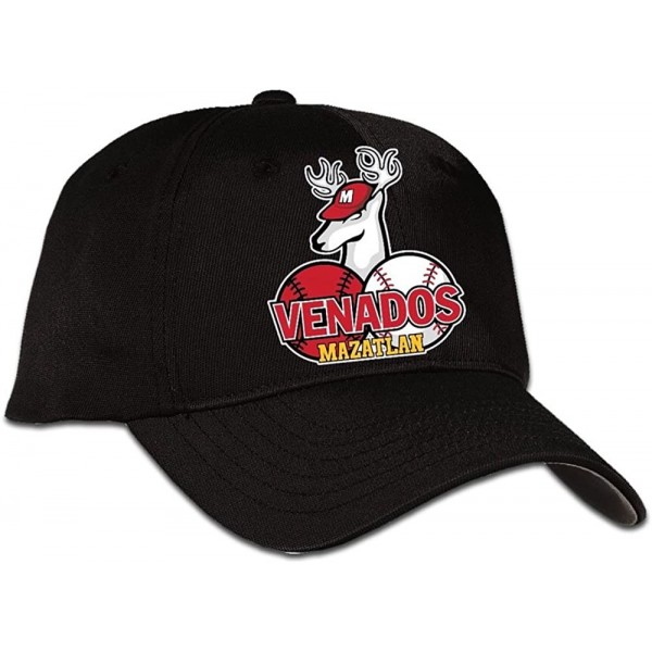 Baseball Caps Venados de Mazatlan Black Cap Hat - C112NV5W96S $14.64