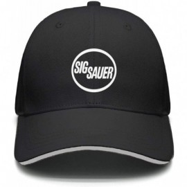Baseball Caps SIG-Sauer-Logo- hat dad Cap Cotton Fitted - Logo - C918QHO4HIE $12.89