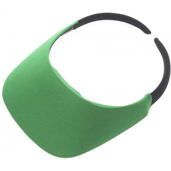 Visors Original Size Sport Sun Visor - Emerald Green - CB12E3BDY0L $13.90