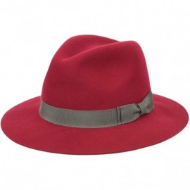 Fedoras Hunter Litefelt Fedora - Cranberry - CJ12EOA4ZSP $40.06