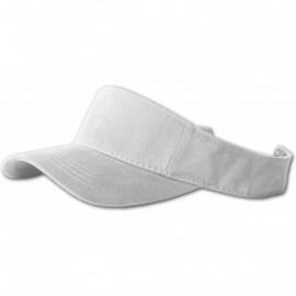 Visors 12 Lot (One Color) Visor Caps- White - CP111Q38T3H $39.05