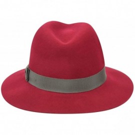 Fedoras Hunter Litefelt Fedora - Cranberry - CJ12EOA4ZSP $40.06