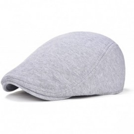 Newsboy Caps Men's Cotton Flat Ivy Gatsby Newsboy Driving Hat Cap - Style2-light Grey - C51803668G7 $10.57