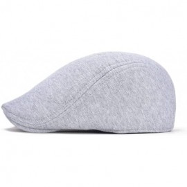 Newsboy Caps Men's Cotton Flat Ivy Gatsby Newsboy Driving Hat Cap - Style2-light Grey - C51803668G7 $10.57