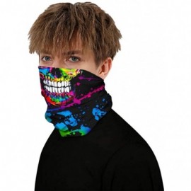 Balaclavas Seamless Face Mask Neck Gaiter Scarf Sun UV Protection Dust Wind Bandana Balaclava Headwear for Men Women - CU197T...