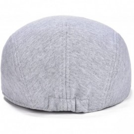Newsboy Caps Men's Cotton Flat Ivy Gatsby Newsboy Driving Hat Cap - Style2-light Grey - C51803668G7 $10.57