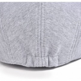 Newsboy Caps Men's Cotton Flat Ivy Gatsby Newsboy Driving Hat Cap - Style2-light Grey - C51803668G7 $10.57