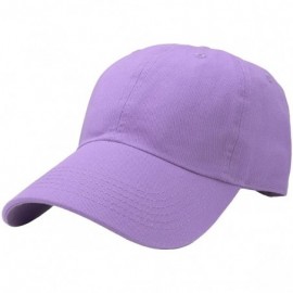 Baseball Caps Classic Baseball Cap Dad Hat 100% Cotton Soft Adjustable Size - Lavender - CB11AT3XLF5 $9.17