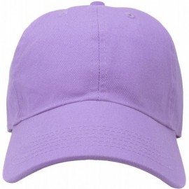 Baseball Caps Classic Baseball Cap Dad Hat 100% Cotton Soft Adjustable Size - Lavender - CB11AT3XLF5 $9.17
