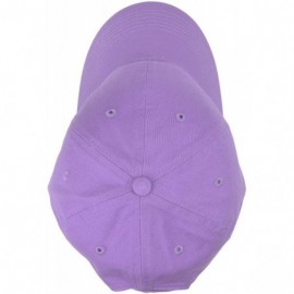 Baseball Caps Classic Baseball Cap Dad Hat 100% Cotton Soft Adjustable Size - Lavender - CB11AT3XLF5 $9.17