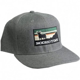 Baseball Caps Rodeo Time Sunset Cap - Dark Heather - CX18TR4QAMD $27.30