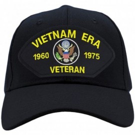 Baseball Caps US Military - Vietnam Era Veteran Hat/Ballcap Adjustable One Size Fits Most - Black - CD18OOZ6W93 $20.65