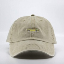 Baseball Caps Vintage Washed Cotton Adjustable Baseball Cap + Free Sew/Iron on Camper Patch (70 Khaki) - CC12MSACQ57 $16.24