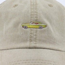 Baseball Caps Vintage Washed Cotton Adjustable Baseball Cap + Free Sew/Iron on Camper Patch (70 Khaki) - CC12MSACQ57 $16.24