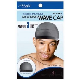 Skullies & Beanies Stocking Wave - Black - CZ11VWZZ47D $11.91