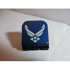 Baseball Caps Air Force Laser Etched Hat Clip Blue - C6129IEODR1 $13.06