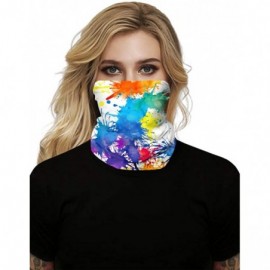 Balaclavas Bandana Face Mask Neck Gaiter- Unisex Scarf Mask Tube Multifunctional Headwear- Buff Face Mask - F-colorful-12 - C...