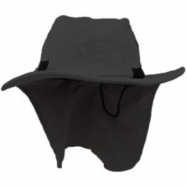 Sun Hats Dark Gray Outdoor Sun Flap Hat - C511KT8C86J $11.32