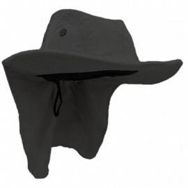 Sun Hats Dark Gray Outdoor Sun Flap Hat - C511KT8C86J $11.32