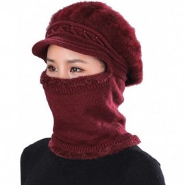 Skullies & Beanies Women Outdoor Winter Windproof Warm Beanie Cap Hats & Caps - Purple - CD194YMZ6HN $51.13