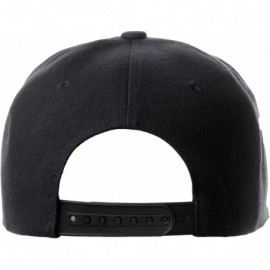 Baseball Caps Classic Snapback Hat Custom A to Z Initial Raised Letters- Black Cap White Black - Initial Q - CR18G4NLUCO $12.54