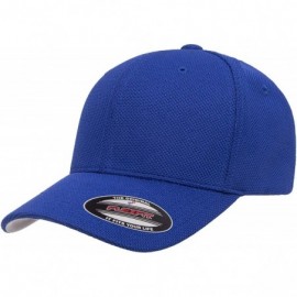Baseball Caps Men's Cool & Dry Pique Mesh - Royal - CE18OT6G0GZ $20.16