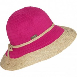 Sun Hats Akira - Fuchsia - C811DFNH7LL $27.62